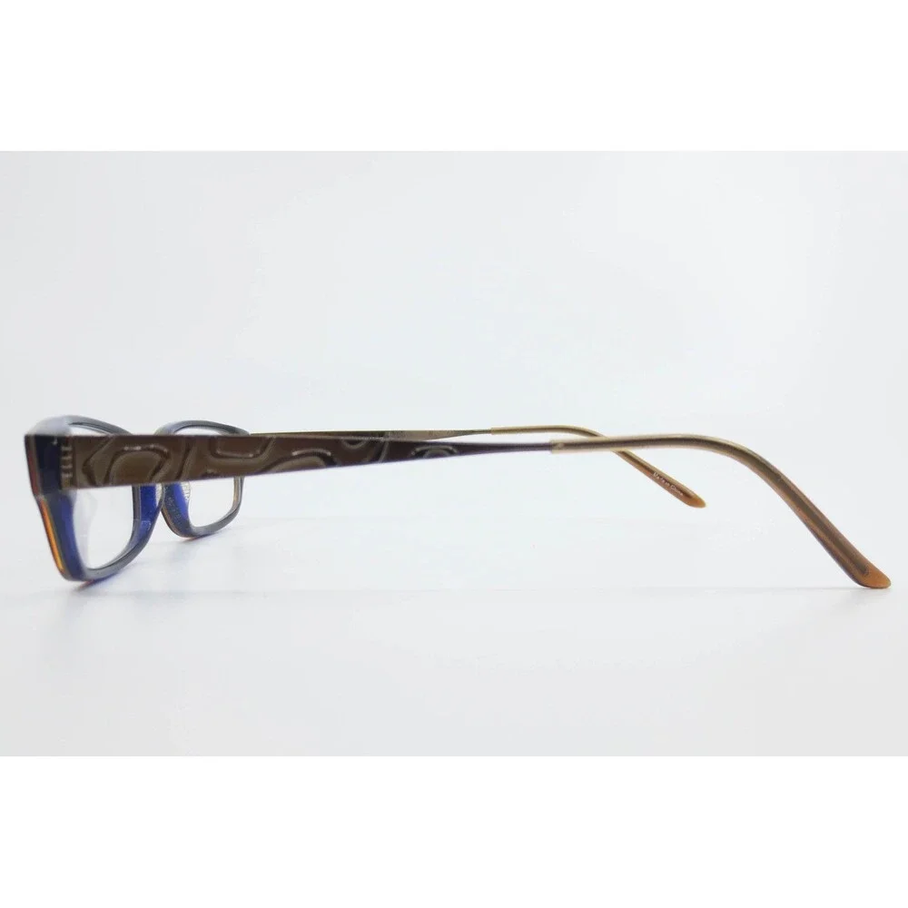 Elle EL18767 Eyeglasses Dark Brown Tortoise Rectangular Frames 50-16-135 DA